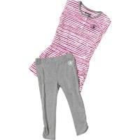 Converse Infant Girls Dress And Leggings Set Vintage Grey Heather