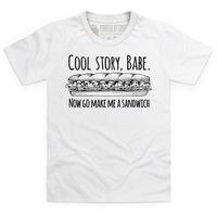 Cool Story Babe Graphic Kid\'s T Shirt