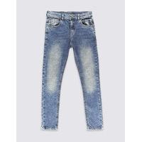 Cotton Slim Fit Denim Jeans with Stretch (3-14 Years)