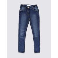 Cotton Rich with Stretch Super Skinny Jeans (3-14 Years)