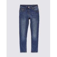 Cotton Skinny Fit Jeans with Stretch (3-14 Years)