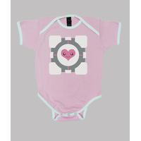 companion cube baby pink (portal)