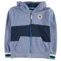 converse colour block zipped hoodie