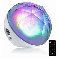 Colorful Magic Atmosphere Lighting Bluetooth Speaker with TF Port for Phone/Laptop/Tablet PC with remote