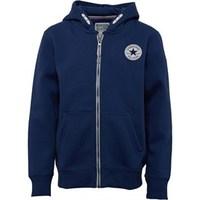 Converse Junior Boys Core Zip Through Hoody Navy