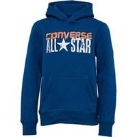 converse junior boys all star hoody blue lagoon