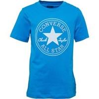 converse junior boys chuck patch t shirt spray paint blue