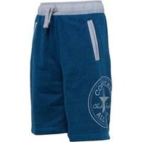 Converse Junior Boys Woven Waistband Shorts Spray Paint Blue