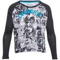 Converse Junior Girls Subliminated Photo Collage Top All Over Chuck Print