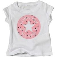 Converse Baby Girls Print Filled Chuck Patch T-Shirt White