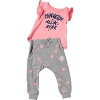 Converse Infant Girls Jogger And Tunic Set Vintage Grey Heather