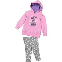 converse baby girls french terry set icy pink