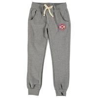 converse fleece jogging bottoms child girls