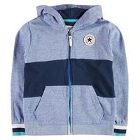 converse colour block zipped hoodie