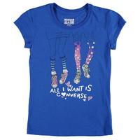 Converse Short Sleeve TShirt Junior Girls