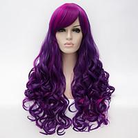 Cosplay wig wind Lolita Lolita multi color gradient wig daily wig Synthetic Wigs