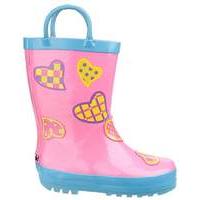 cotswold childrens patterned puddle boot