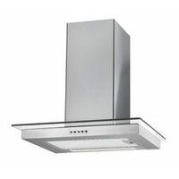 Cooke & Lewis FG60SS Stainless Steel Flat Glass Stainless Steel Effect Cooker Hood (W) 600mm