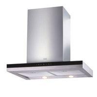 cooke lewis clbhgh 70 stainless steel half glass box cooker hood w 700 ...
