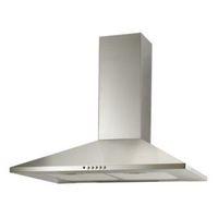 Cooke & Lewis CLCH70SSR1 Stainless Steel Silver Effect Chimney Cooker Hood (W) 700mm