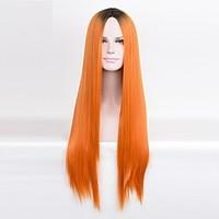 Cosplay Wigs Superstar Movie Cosplay Orange Wig Halloween Christmas Carnival Female