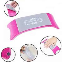 Comfortable Plastic Silicone Nail Art Cushion Pillow Manicure Accessories Tool Equipment(Color Random)