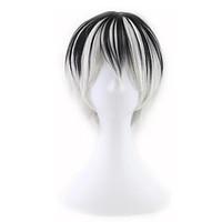 Cosplay Mix Color Black and White Man Wigs New Fashion Wigs