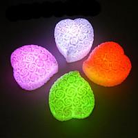 Color-changing Rose Heart LED Light