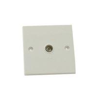 Coaxial TV Socket 1 Gang