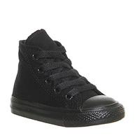 Converse Small Star Hi Canvas BLACK MONO