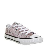 Converse All Star Low Youth VAPOUR PINK GLITTER EXCLUSIVE