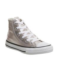 Converse All Star Hi Mid Sizes ROSE QUARTZ METALLIC