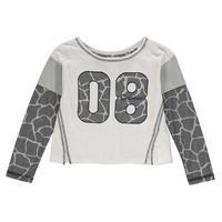 Converse Zero 8 Long Sleeve Crop T Shirt Junior Girls