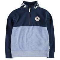 Converse Quarter Zip Jumper Junior