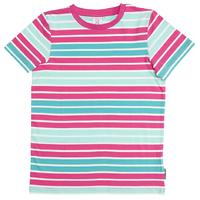 colourful striped kids t shirt pink quality kids boys girls