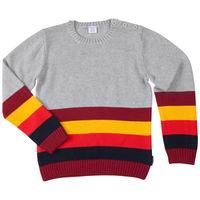 Colour-block Kids Jumper - Grey quality kids boys girls