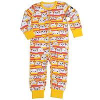 Colourful All-in-one Baby Pyjamas - Yellow quality kids boys girls