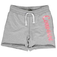 converse print knitted shorts junior girls