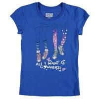 Converse Short Sleeve TShirt Junior Girls