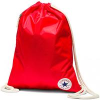 converse core poly cinch gym bag red