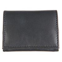 Coin Carrier, Black, Leather