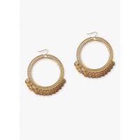 COIN OVERSIZED DISC EARRING