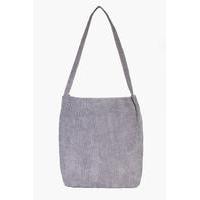 Cord Shopper - grey