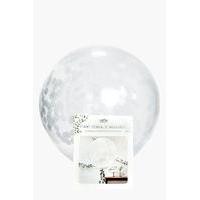 Confetti Balloons 3 Pack - white