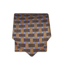 corn mooca and sky rectangular pattern 100 silk tie