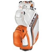 Cobra BiO Cart Golf Bag White/Vibrant Orange