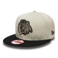 contrast essential chicago blackhawks 9fifty snapback