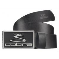 Cobra Enamel Fitted Golf Belt Black