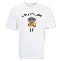 cote divoire mascot soccer t shirt