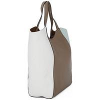 coccinelle vitello cuoio womens shopper bag in multicolour